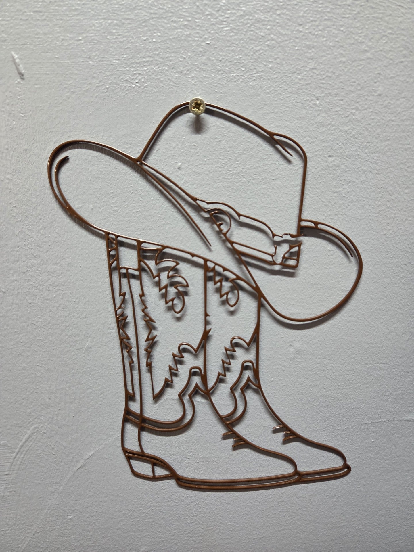 Cowboy Boot Wall art Trio